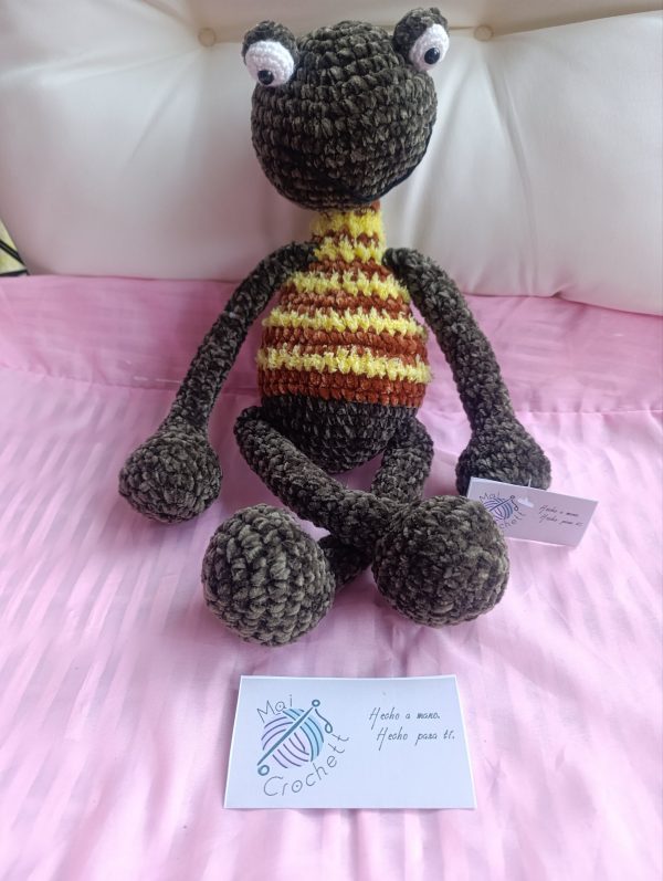 Rana Emilio – Amigurumi hecho a mano