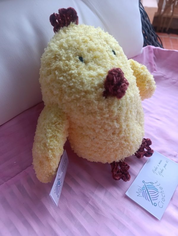 Peluche Adorable de Pollito Amarillo - ¡El Compañero Perfecto! - Imagen 2