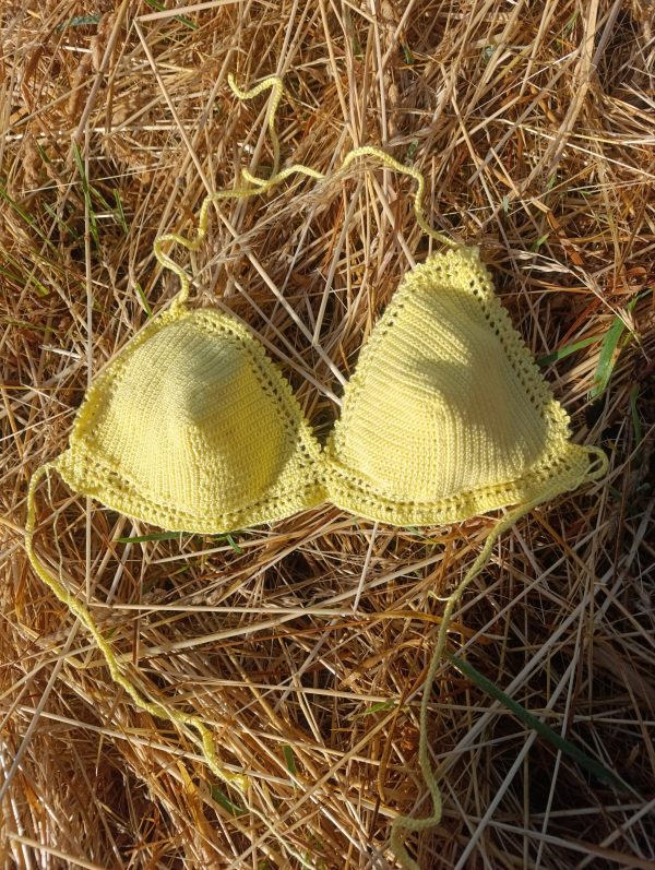 Top amarillo mantequilla S